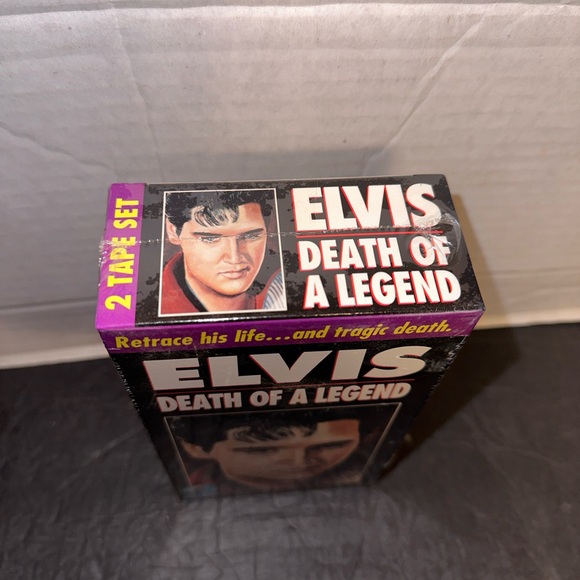 *ULTRA RARE* Elvis - Death Of A Legend | VHS | 1997 | 2-Tape Set | New/Sealed - Picture 2 of 7